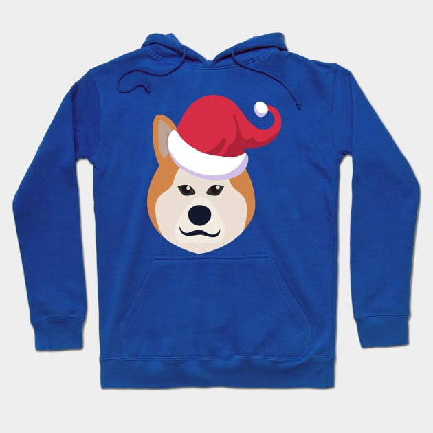 Funny Akita Inu Dog Christmas 2020 Dog Lover Christmas Hoodie by cuffiz